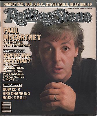 Rolling Stone September 11 1986 Paul McCartney EX 121815DBE