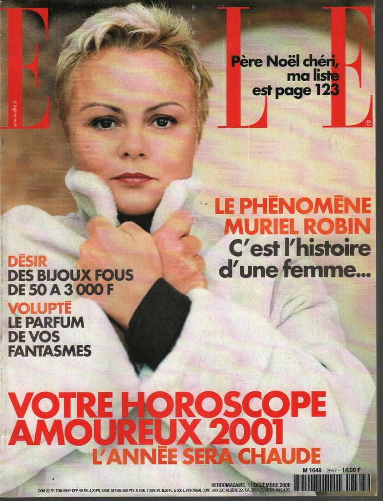 Elle French Fashion Magazine 11 Decembre 2000 Muriel Robine 091719AME2