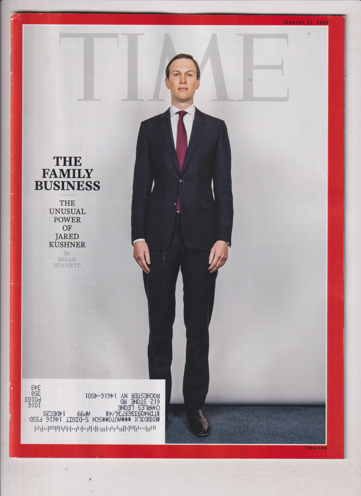 Time Magazine Jared Kushner Family Business January 27, 2020 012920nonr