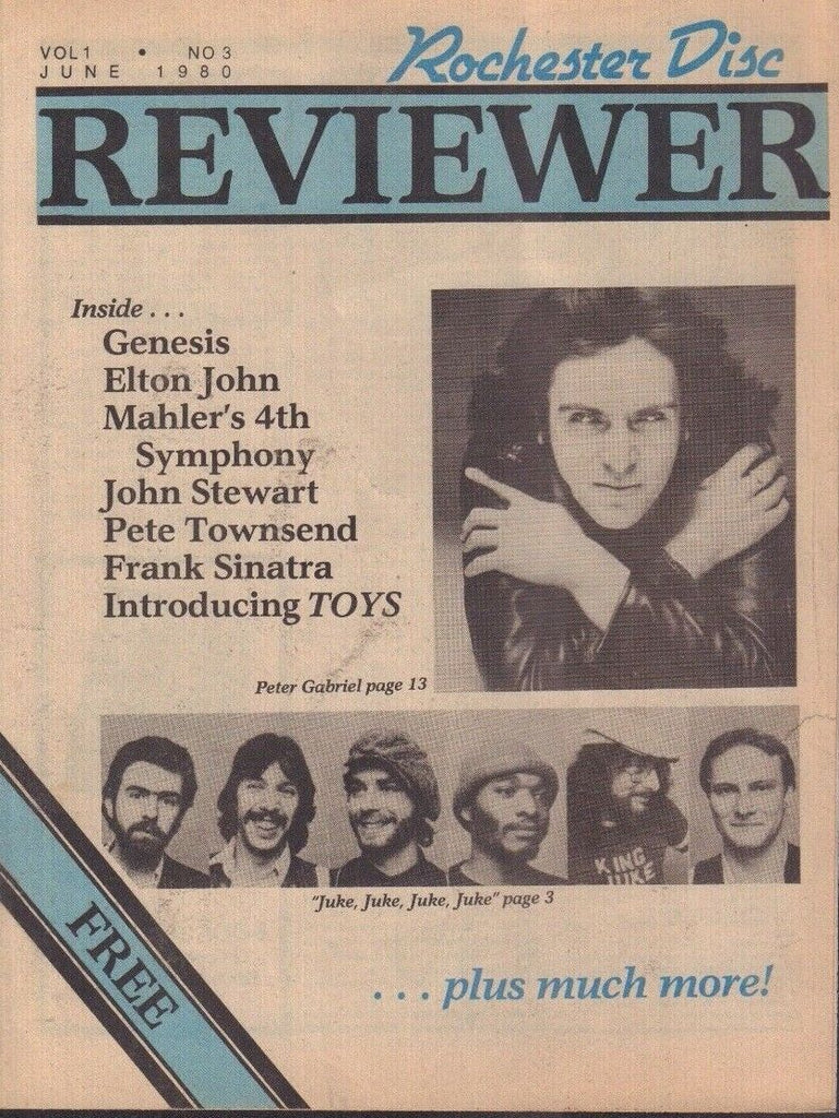 Rochester Disc Reviewer Magazine Genesis Frank Sinatra June 1980 011018nonr