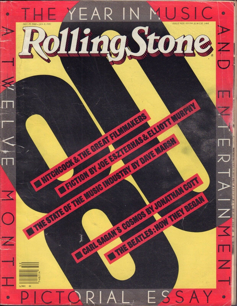 Rolling Stone December 25 1980 - January 8 1981 Hitchcock w/ML Gd 122816DBE
