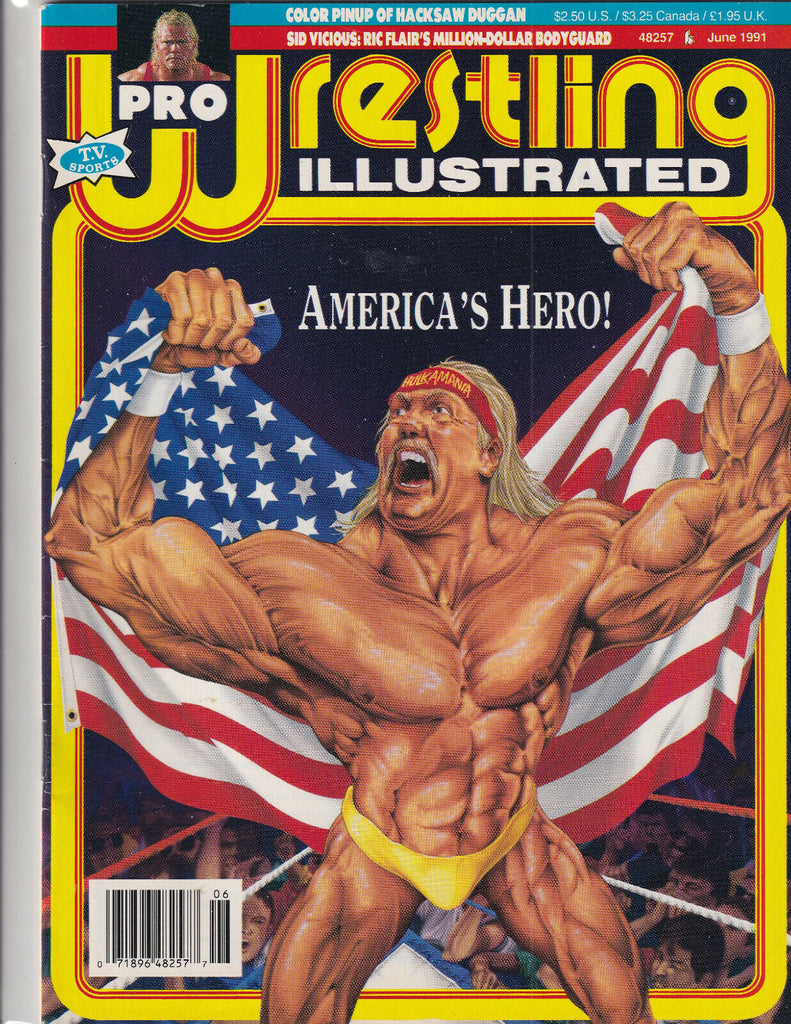 Pro Wrestling Illustrated Hulk Hogan Hacksaw Duggan June 1991 052819nonr