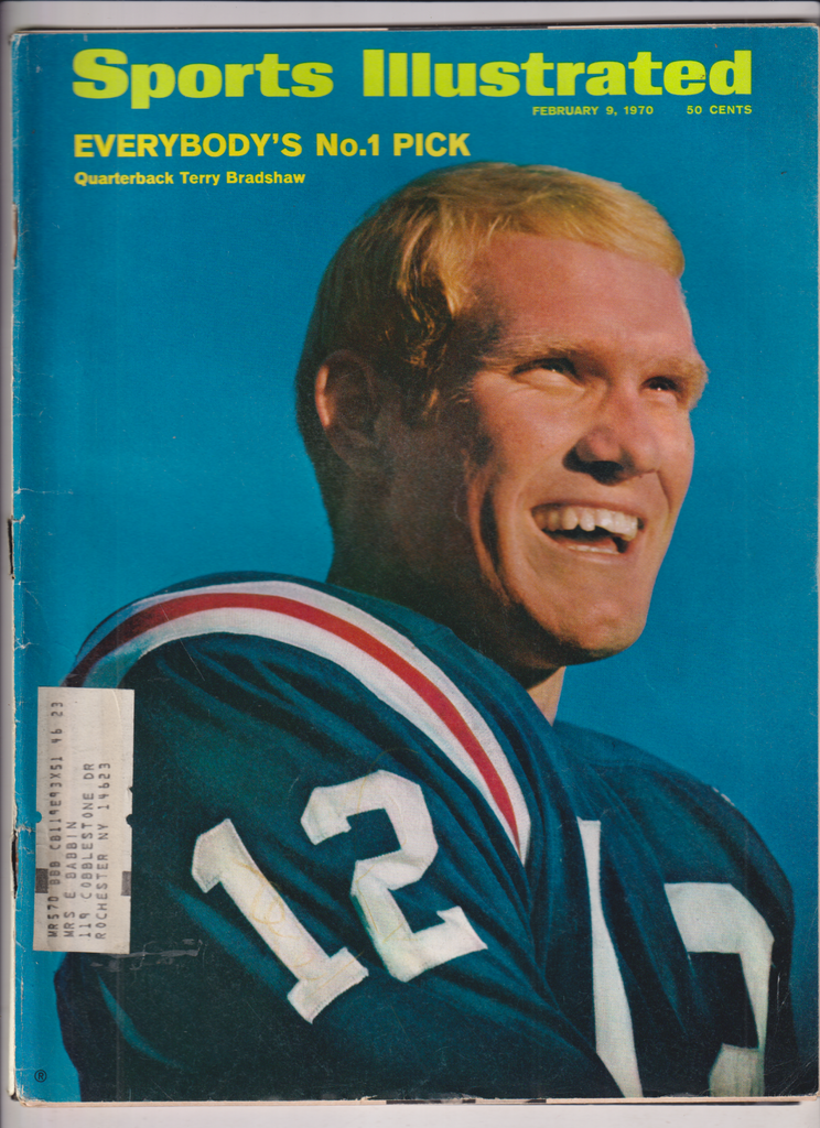 Sports Illustrated Terry Bradshaw February 9, 1970 012920nonr