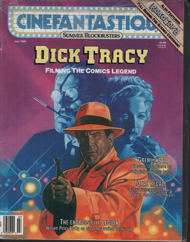 Cinefantastique July 1990 Dick Tracy Total Recall 020419AME