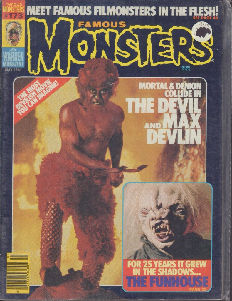 Famous Monsters May 1981 The Devil and Max Devlin The Funhouse 013018DBE