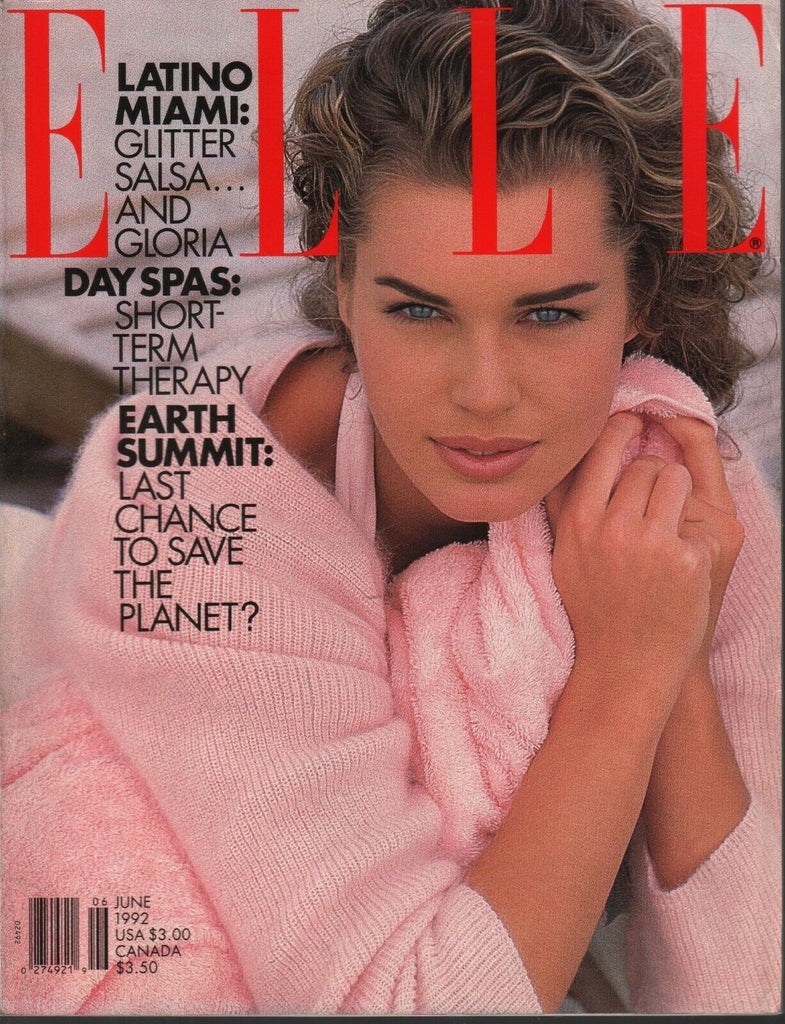 Elle Fashion Magazine June 1992 Rebecca Romijn Stamos Tyra Banks 09142 ...