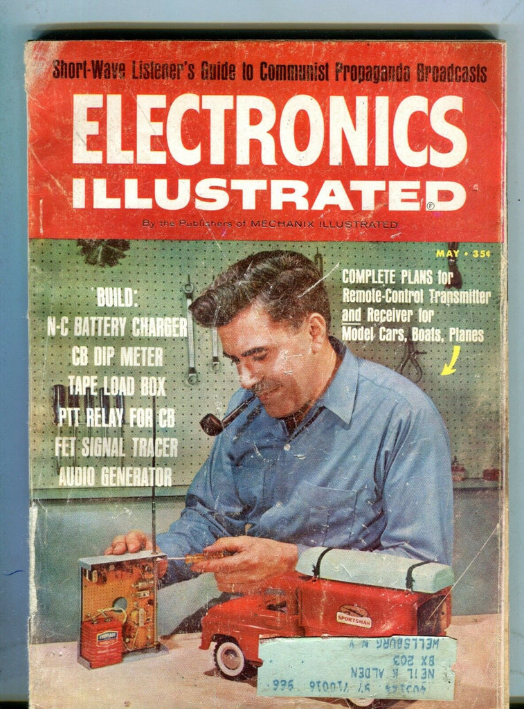 Electronics Illustrated Magazine May 1964 CB Dip Meter GD w/ML 091416jhe