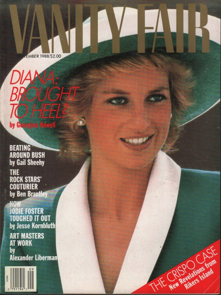 Vanity Fair Magazine September 1988 Princess Diana 071819AME