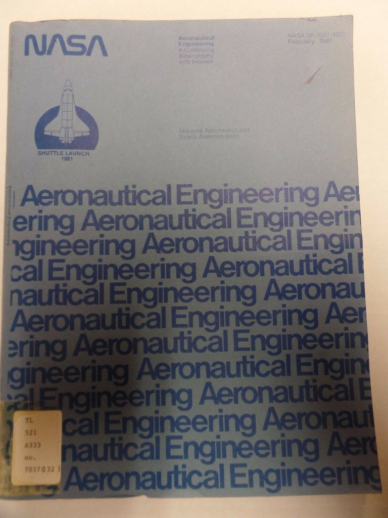 NASA May February 1981 Aeronautical Engineering Supplement 132 EX-FAA 011317DBE2