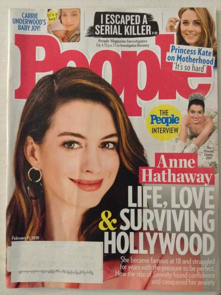 People Magazine Anne Hathaway Life Love Hollywood February 11, 2019 022219nonrh