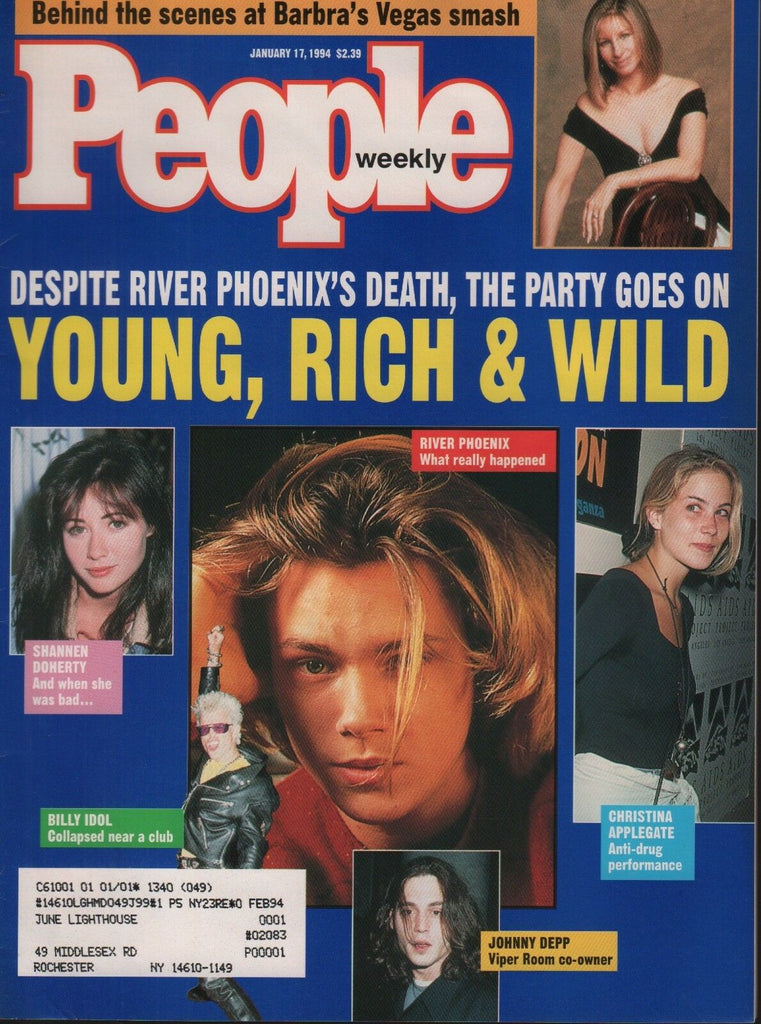 People Weekly January 17 1994 River Phoenix Johnny Depp 100818ame