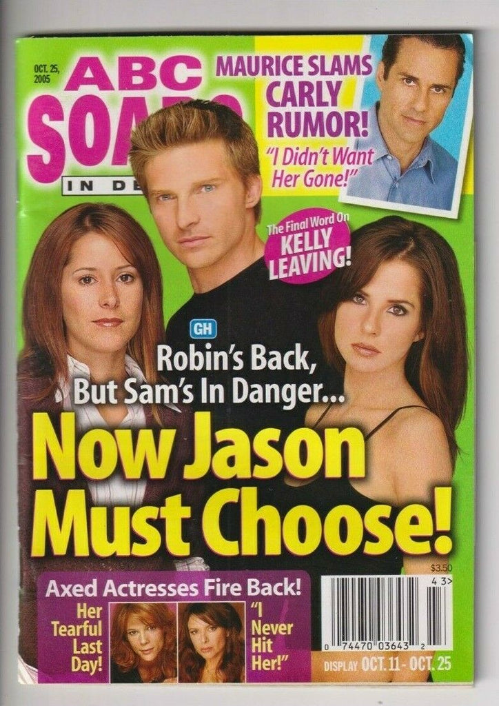 ABC Soaps Mag GH Maurice Benard Steve Burton October 25, 2005 111719nonr