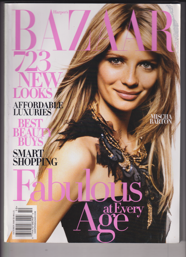 Harper's Bazaar Mag Mischa Barton Fabulous At Every Age October 2006 011320nonr