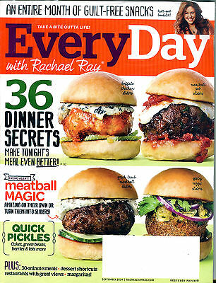 Every Day With Rachael Ray Magazine September 2014 Dinner Secrets EX 042216jhe