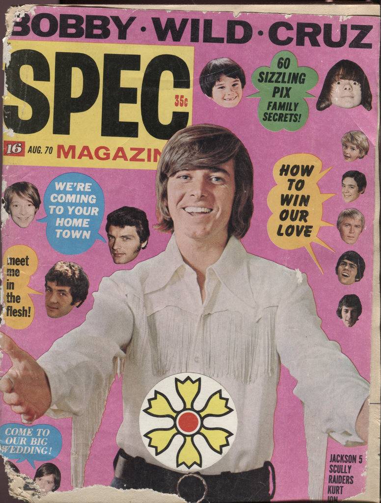 16 Spec Magazine August 1970 Jackson 5 David Cassidy 041320DBE