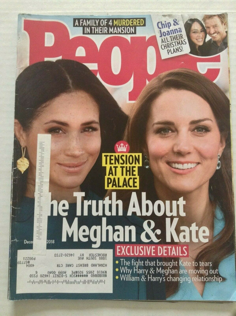 People Magazine Princess Meghan & Kate Prince harry December 31 2018 071419nonrh