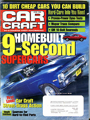 Car Craft Magazine June 1998 Homebuilt Supercars VGEX 021816jhe
