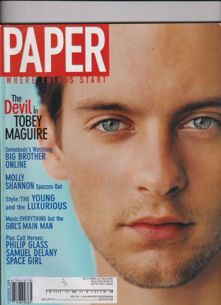 Paper Mag Tobey Maguire Molly Shannon October 1999 102519nonr