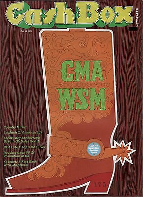 Cash Box October 19 1974 Country Music "So Much Of America" EX 120215DBE
