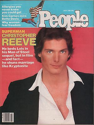 People Weekly July 6 1981 Christopher Reeve, Kim Carnes EX 012716DBE