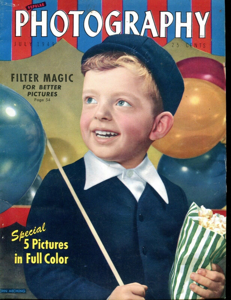 Popular Photography Magazine July 1949 Filter Magic VG No ML 121316jhe