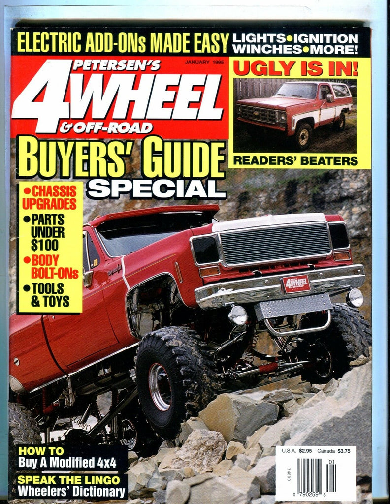 Petersen's 4 Wheel Drive Magazine January 1995 EX No ML 052617nonjhe
