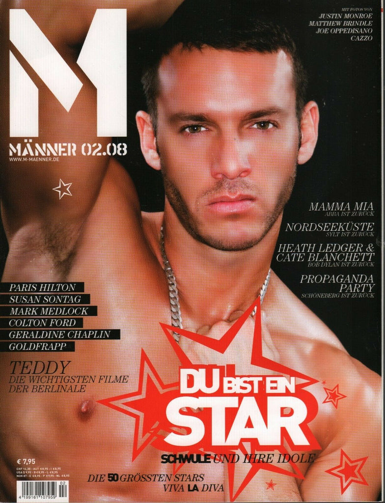 Manner German Gay Interest February 2008 Justin Monroe Matthew Brindle 030520AME