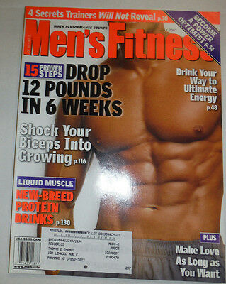 Men's Fitness Magazine Drink Your Way To Ultimate Energy July 2002 030415R