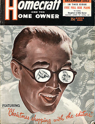Homecraft and the Home Owner Magazine December 1953 VG 020416jhe