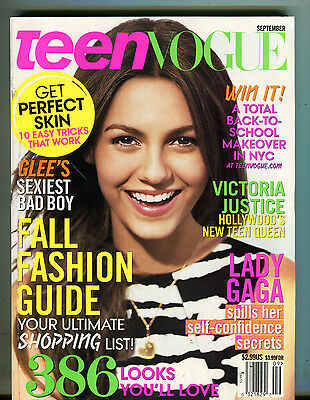 Teen Vogue Magazine September 2010 Victoria Justice EX 071216jhe