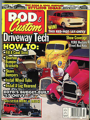 Rod & Custom Magazine October 1994 Driveway Tech How To's EX 021516jhe