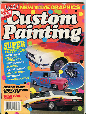 Custom Painting Magazine Hot Rod 1988 New Wave Graphics EX 012016jhe