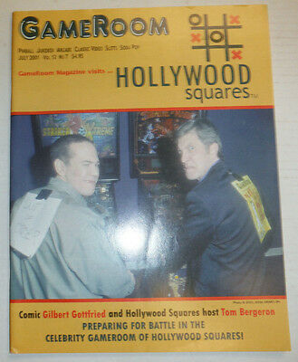 Gameroom Magazine Gilbert Gottfried Tom Bergeron July 2001 032315R