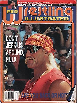 Pro Wrestling Illustrated July 1993 Hulk Hogan, Davey Boy Smith VG 122315DBE