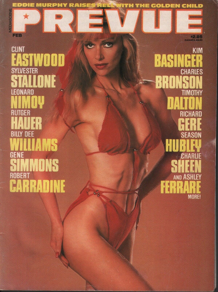 Prevue February April 1987 Clint Eastwood Sylvester Stallone 051918DBE