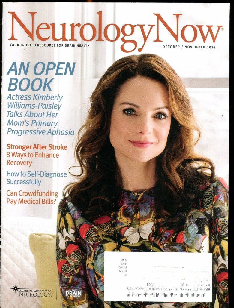 Neurology Now Magazine October/November 2016 EX No ML 020817jhe