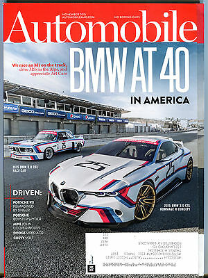 Automobile Magazine November 2015 BMW At 40 in America EX 010516jhe2