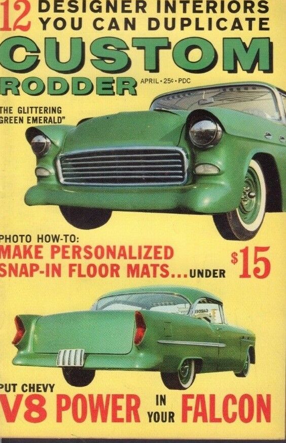 Custom Rodder April 1962 Al Melmar H.O. Ward 122218DBE