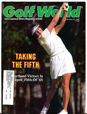 Golf World Magazine September 13 1985 Nancy Lopez EX 080216jhe