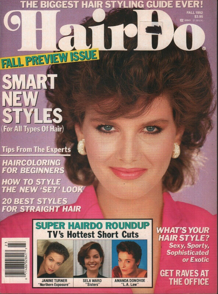 Hairdo Magazine Fall 1992 Janine Turner Sela Ward Amanda Donohoe 071919AME