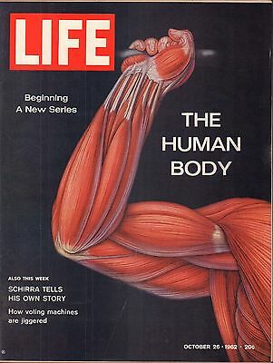 Life Magazine October 26 1962 Birthday The Human Body VG 051816DBE