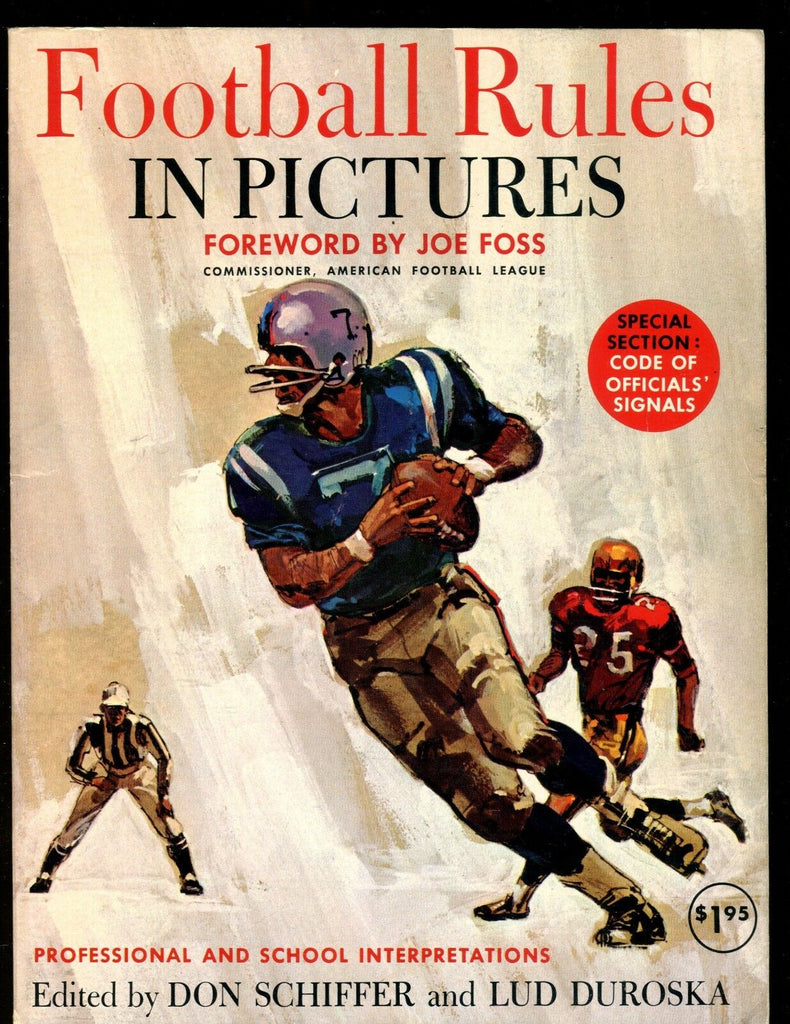 1964 Football Rules In Pictures Book EX 011117jhe