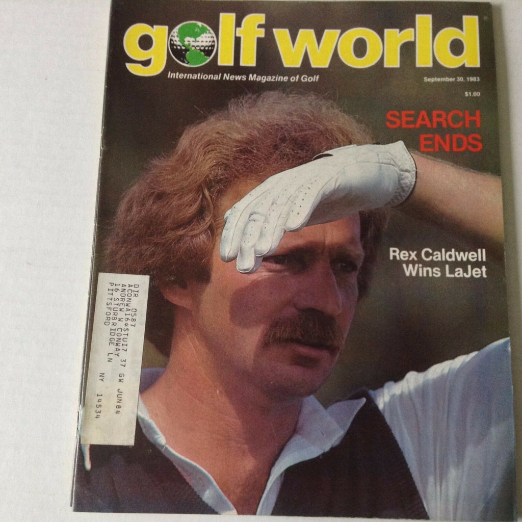 Golf World Magazine Rex Caldwell Wins LaJet September 30, 1983 062917nonrh