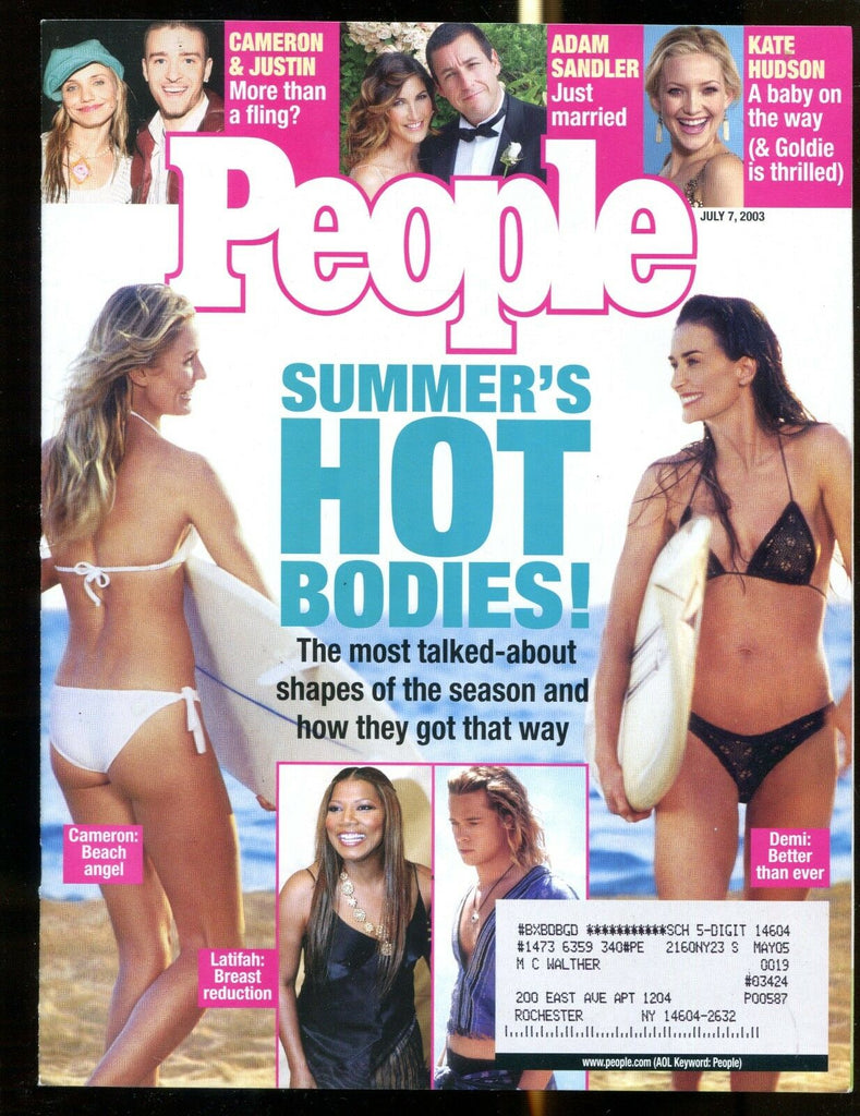 People Magazine July 7 2003 Cameron Diaz Demi Moore EX w/ML 122816jhe