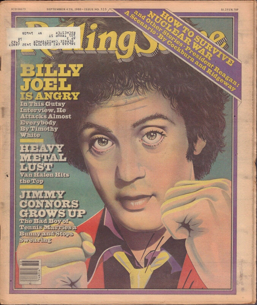 Rolling Stone September 4 1980 Billy Joel, Van Halen w/ML 121416DBE