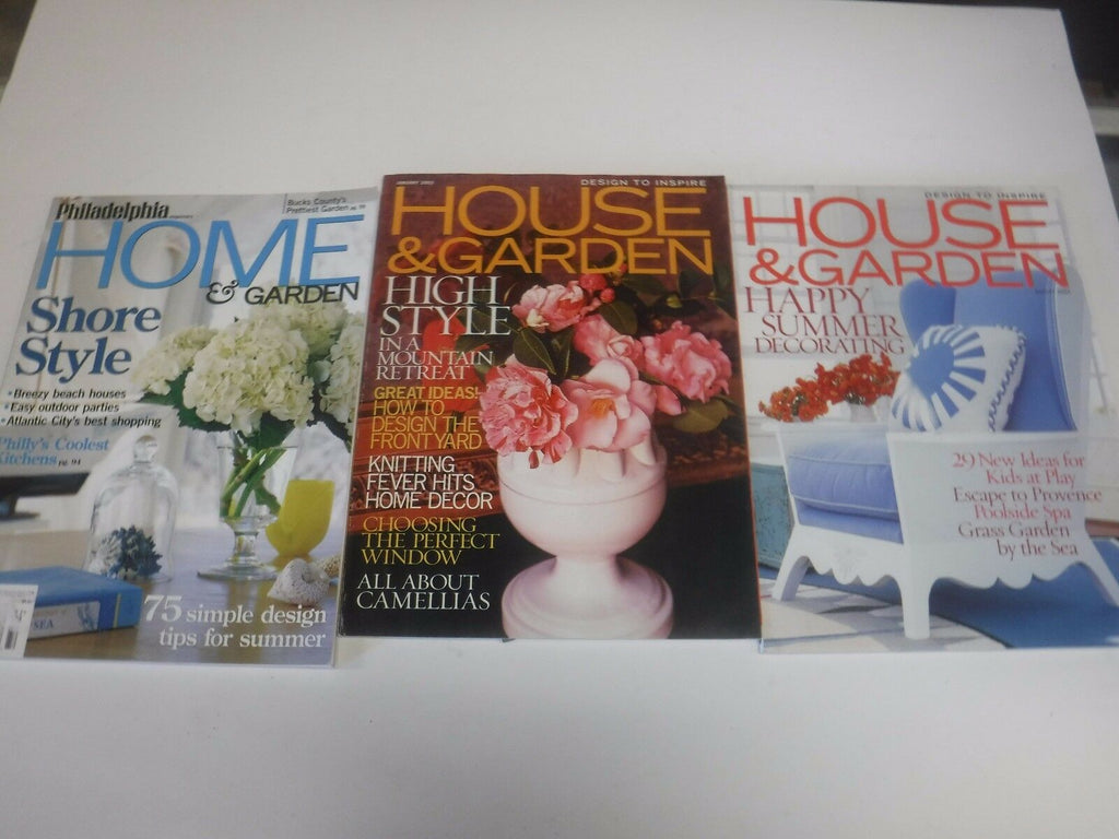 Home House & Garden Magazines Lot Of 3 2000's 091217nonjhe