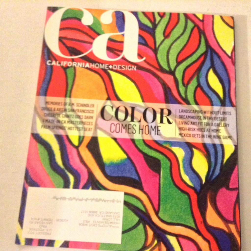 CA Home + Design Magazine R.M. Schindler Drugs & Art Summer 2013 070217nonrh