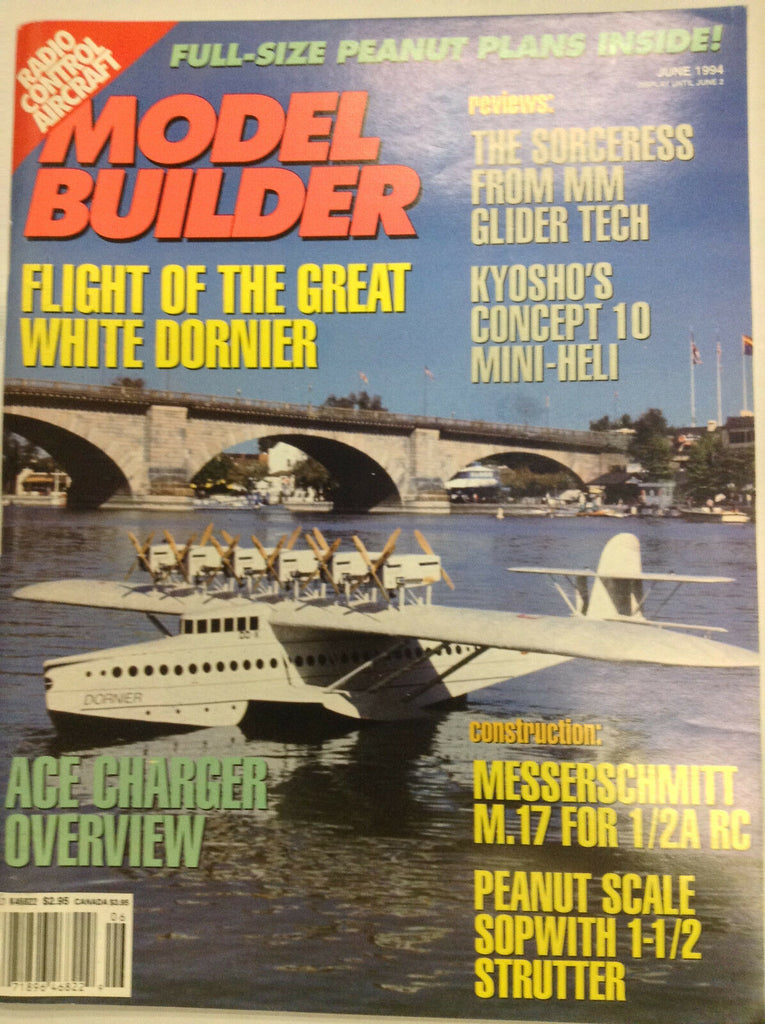 Model Builder Magazine White Dornier & MM Glider Tech June 1994 040917nonrh