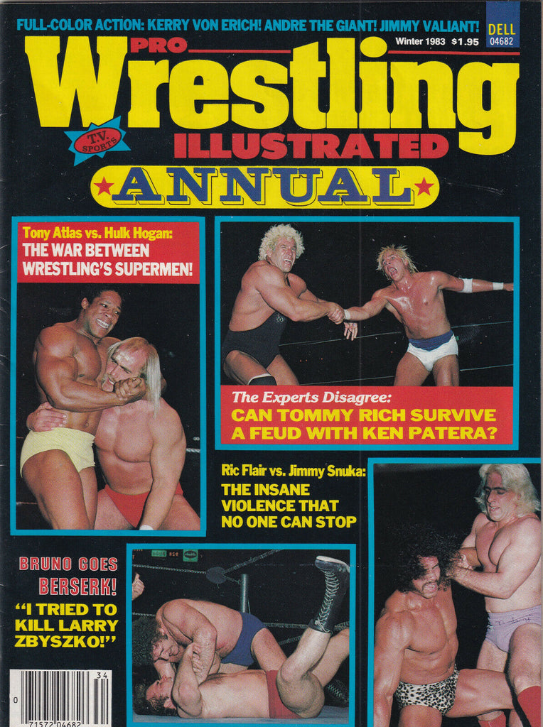 Pro Wrestling Annual Tony Atlas Tommy Rich Hulk Hogan Winter 1983 052819nonr