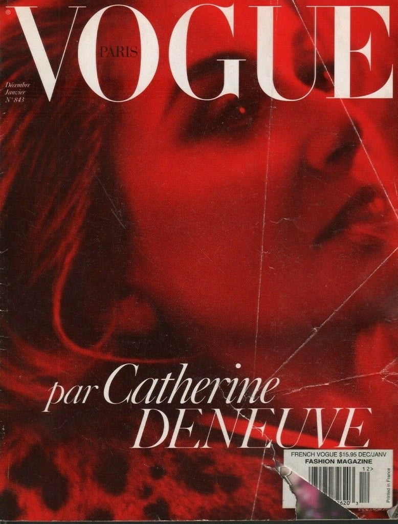 Vogue Paris December 2003 January 2004 Chatherine Deueve Mario Testino 072919DBE